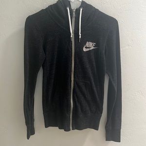 Nike washed vintage look blackish-grey hoodie xs